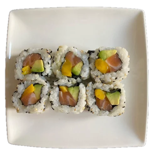 California Rolls Saumon avocat mangue