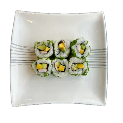 Green rolls Crevette avocat mangue