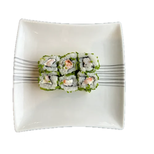 Green rolls Crevette cheese