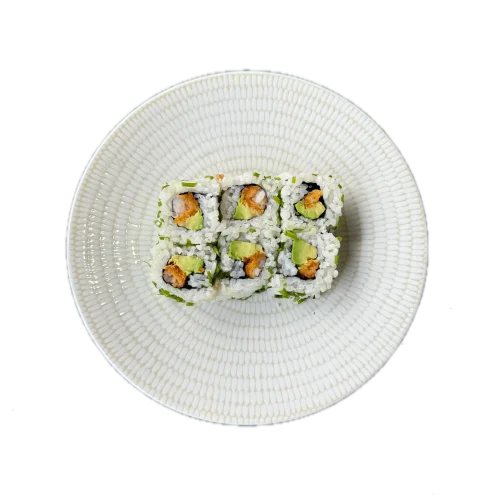 Green rolls Crevette tempura avocat