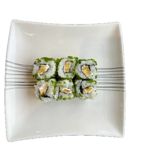 Green rolls Omelette cheese