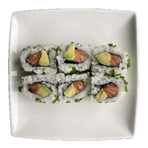Green rolls Saumon avocat