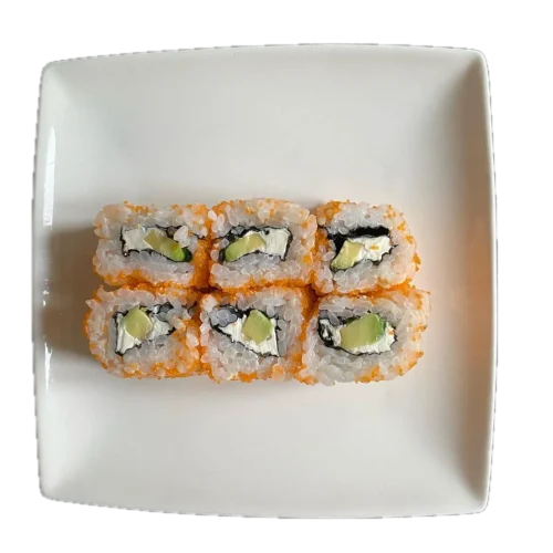 Masago rolls Avocat cheese