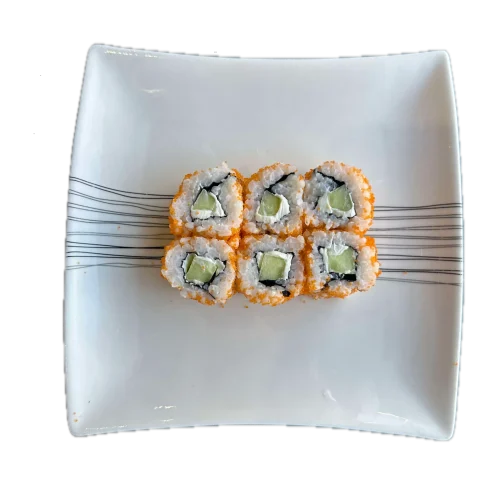 Masago rolls Concombre cheese