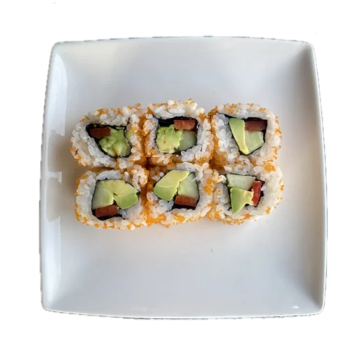 Masago rolls Concombre poivron avocat
