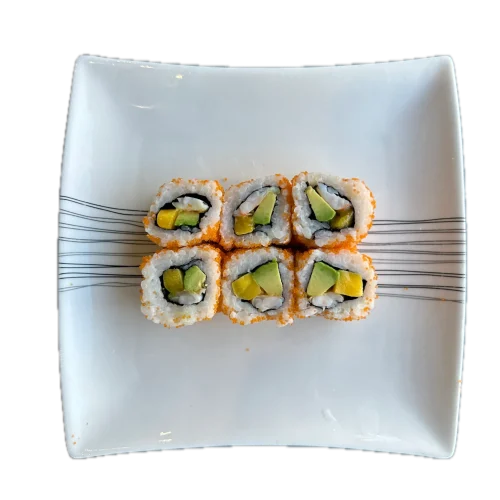 Masago rolls Crevette avocat mangue