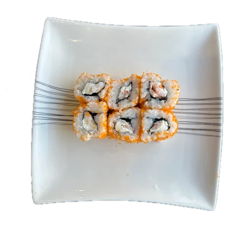 Masago rolls Crevette cheese