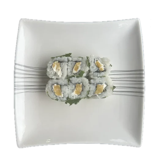 Mint rolls Omelette cheese