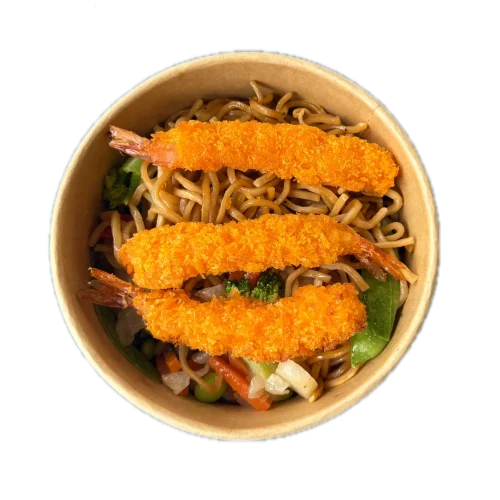 Nouilles japonaises Crevette tempura