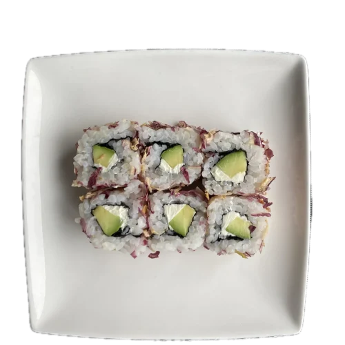 Purple rolls Avocat cheese