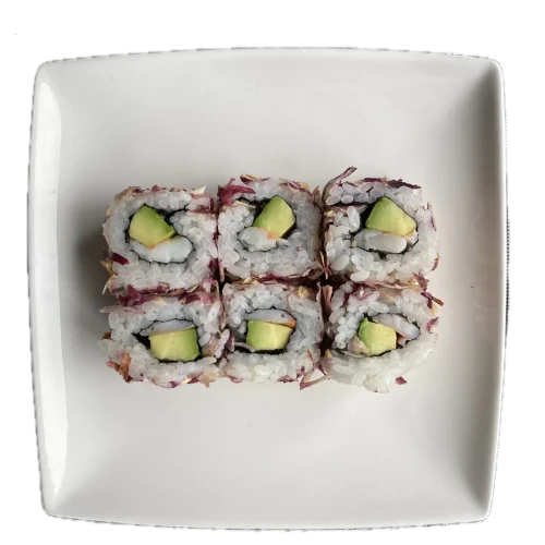 Purple rolls Crevette avocat