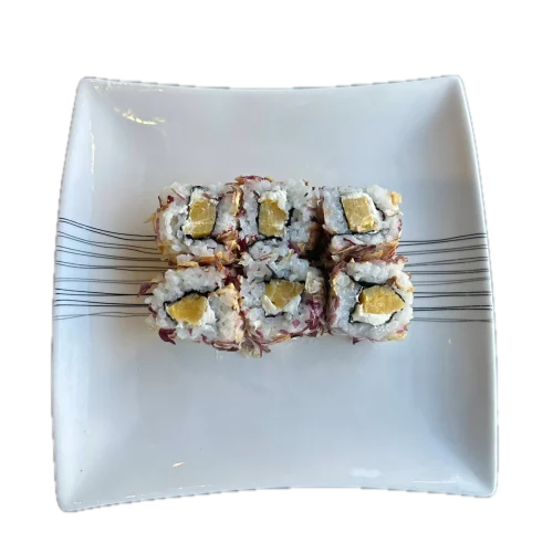 Purple rolls Omelette cheese