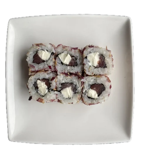 Purple rolls Thon cheese