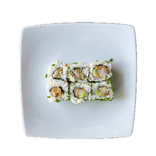 Green rolls Poulet Karaage Avocat